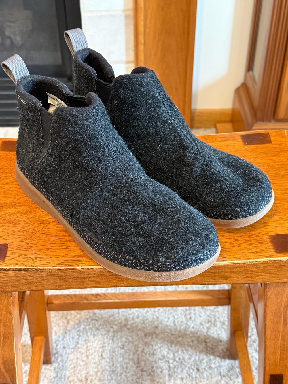Chaco Women's Black Slip-On Ankle Booties